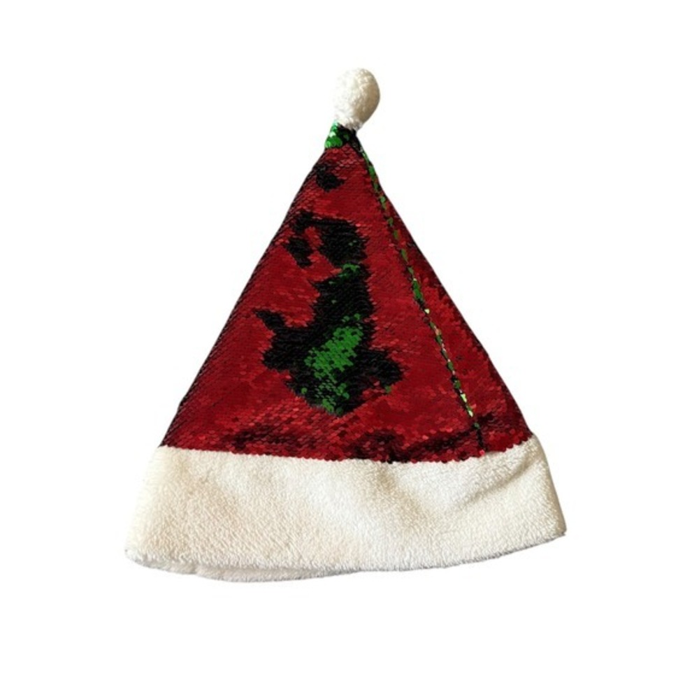 Flip‎ Sequins Santa Hat Red & Green